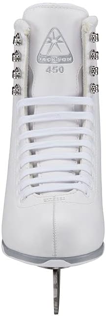 Jackson Ultima Women's Ice Skates with Mark I Blade, Medium Width, White, Size 3 (Like New)