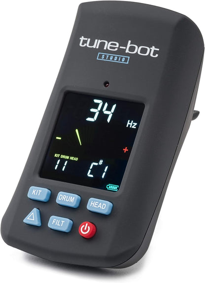 Tune-Bot Studio TBS-001 Digital Clip-On Drum Tuner for Acoustic Drum, Schwarz (Like New)