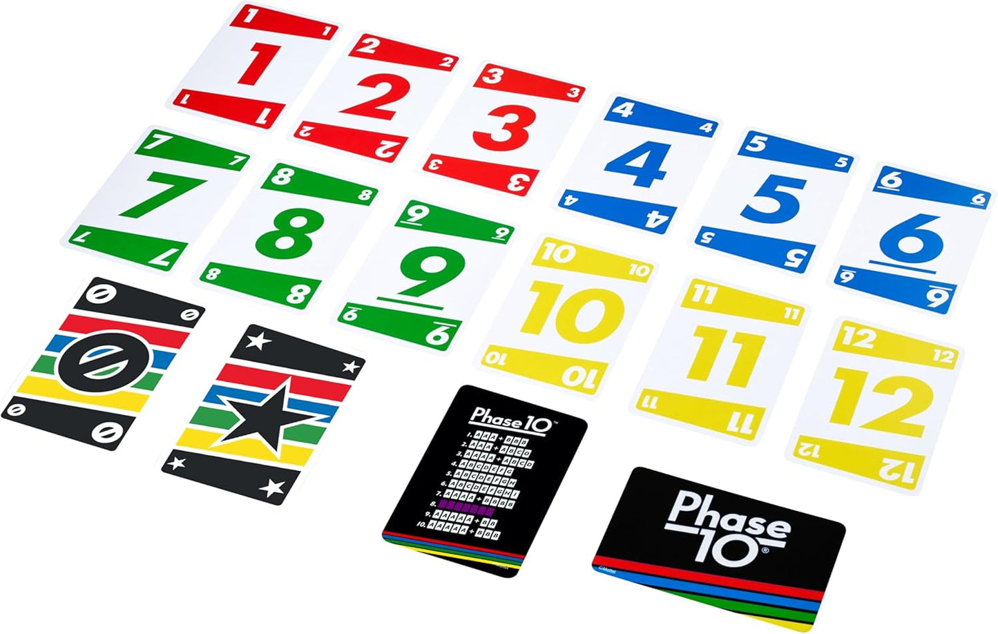Phase 10 Plastic Mattel Card Game for Kid, Suitable for 2 6 players, 110 Pieces (Like New)