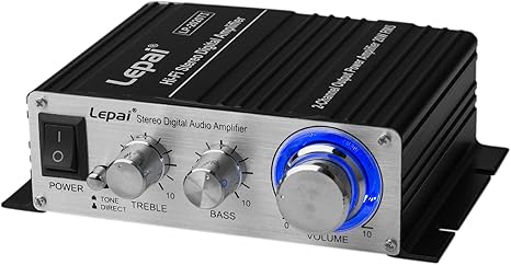 Lepai LP-2020TI Hi-Fi Mini Class D Stereo Amplifier, 20W with Power Supply (Like New)