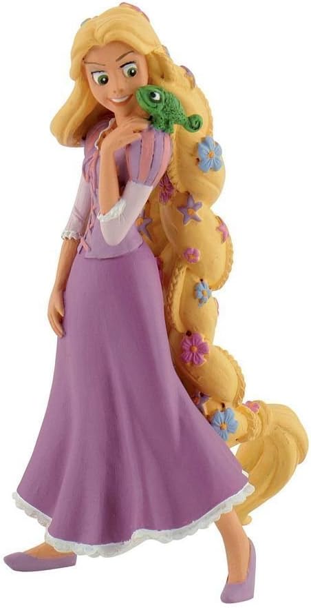 Disney BUL-12424 Bullyland Rapunzel Mini Figure Princess Flowers Collectible Toy (Like New)