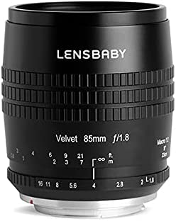 Lensbaby LBV85X Macro Velvety Film-Like Aesthetic 85mm for Sony E - Black (Like New)