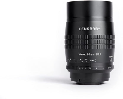 Lensbaby LBV85X Macro Velvety Film-Like Aesthetic 85mm for Sony E - Black (Like New)