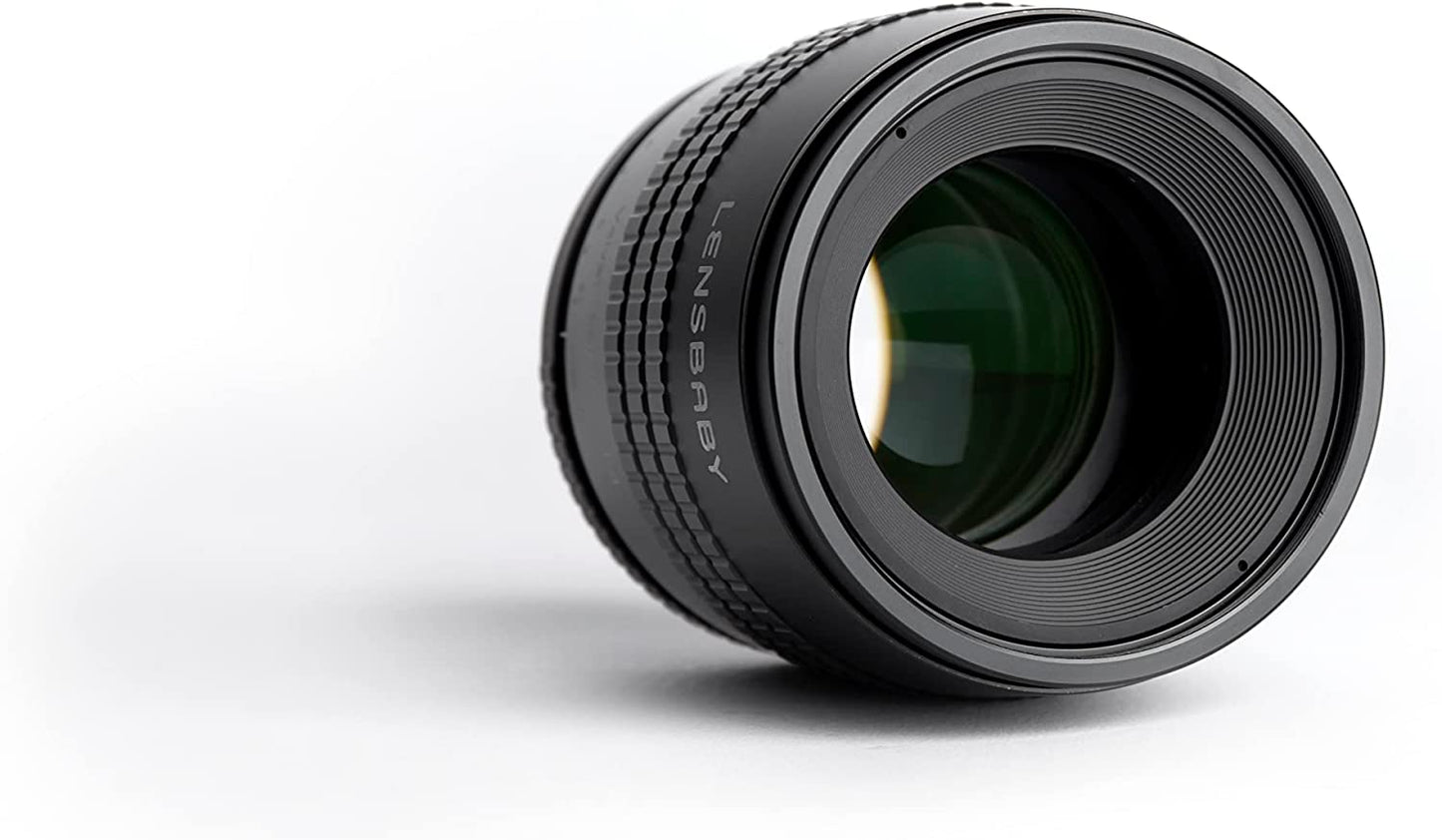 Lensbaby LBV85X Macro Velvety Film-Like Aesthetic 85mm for Sony E - Black (Like New)