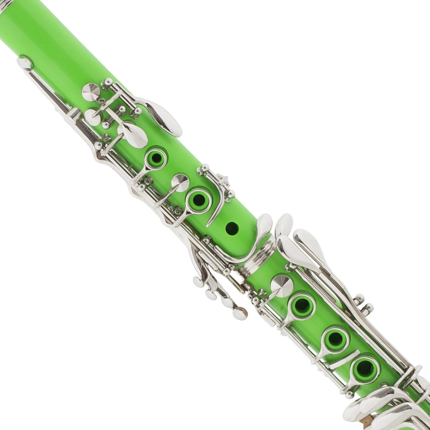Mendini by Cecilio B Flat Clarinet with 2 Barrels, 10 Reeds, Stand & Pocketbook (Used)