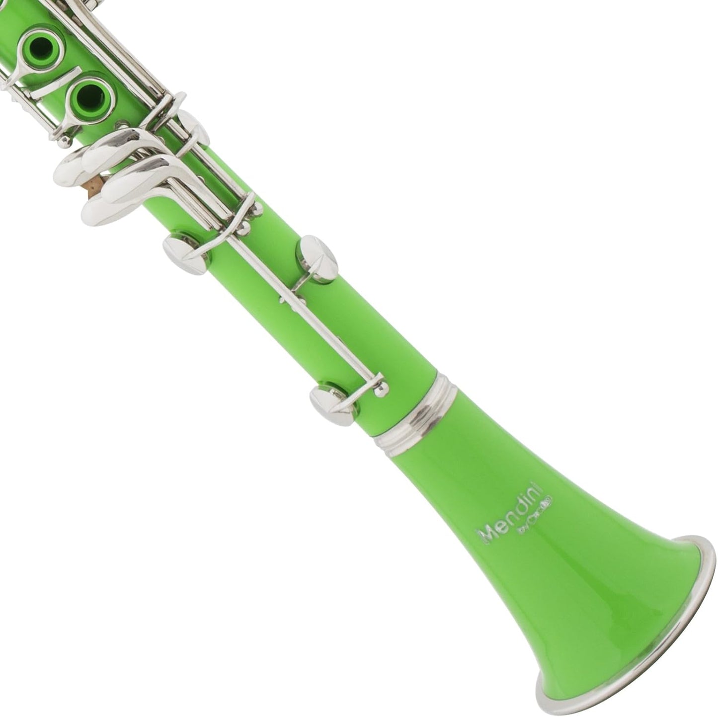 Mendini by Cecilio B Flat Clarinet with 2 Barrels, 10 Reeds, Stand & Pocketbook (Used)