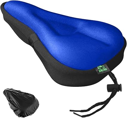 Zacro Water-resistant Gel Padded Bike Seat Cushion for Mountain/Road Bikes (Like New)