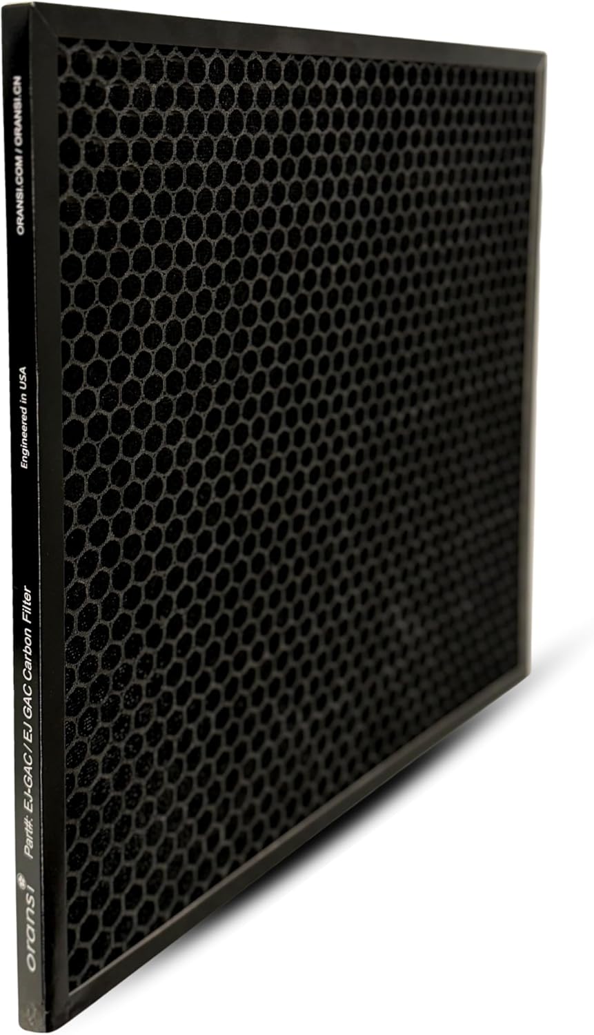 ORANSI Replacement Carbon Air Filter Compatible with EJ Air Purifiers - Black (New)