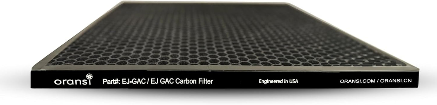ORANSI Replacement Carbon Air Filter Compatible with EJ Air Purifiers - Black (New)