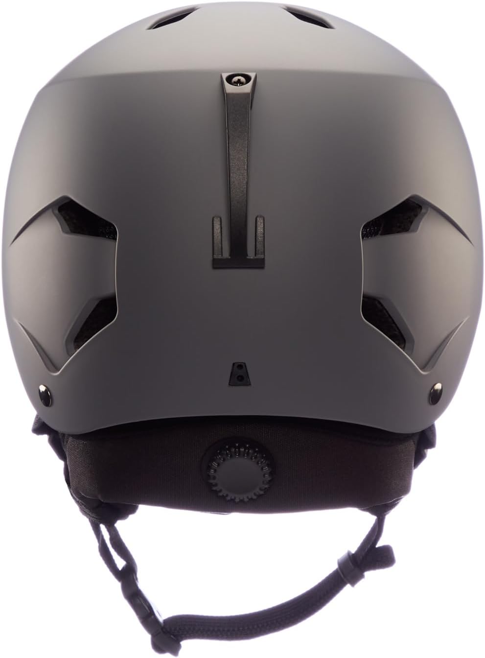 BERN Macon Classic Durable Snowboard Helmet for Men & Women, Matte Grey - Medium (Used, No Retail Box)