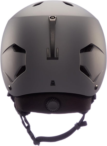 BERN Macon Classic Durable Snowboard Helmet for Men & Women, Matte Grey - Medium (Used, No Retail Box)