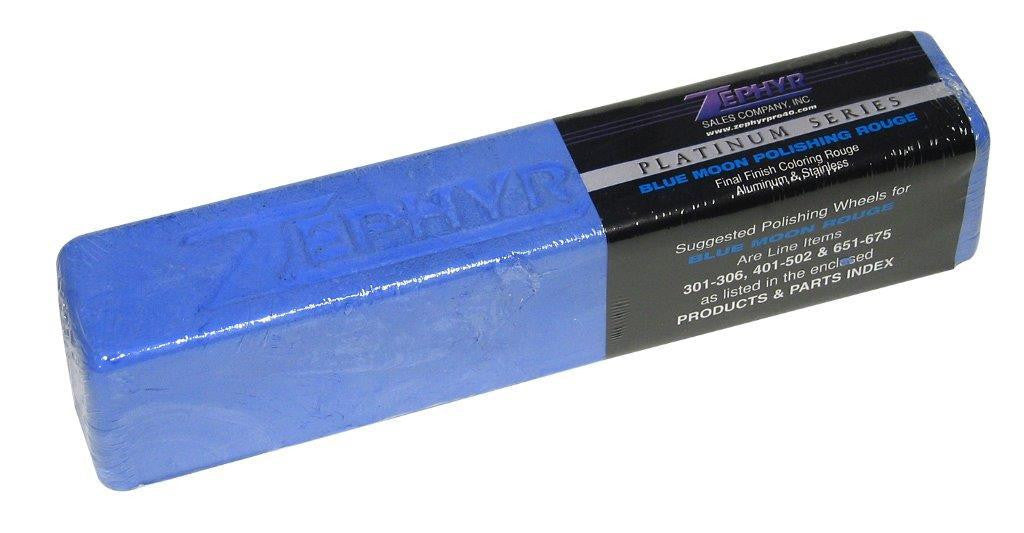 Zephyr JRBMN Blue Moon Polishing Rouge Bar for Aluminum – Coarse Grit Oxide (Like New)