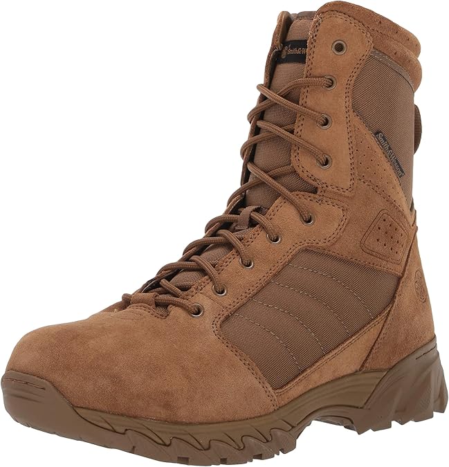 Smith & Wesson Waterproof Mid-Calf Breach 2.0 Tactical Side Zip Boot for Men (New)