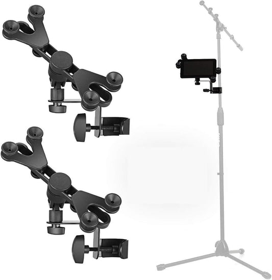 Hola! Music HM-MTH Microphone Music Stand for 6 to 15" Tablet/Smartphone, 2 Pack (Used)