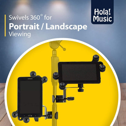 Hola! Music HM-MTH Microphone Music Stand for 6 to 15" Tablet/Smartphone, 2 Pack (Used)