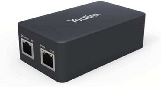 Yealink YLPOE30 PoE Injector for Yealink YLPOE32 YLPOE30 VoIP Phones - Black (New)