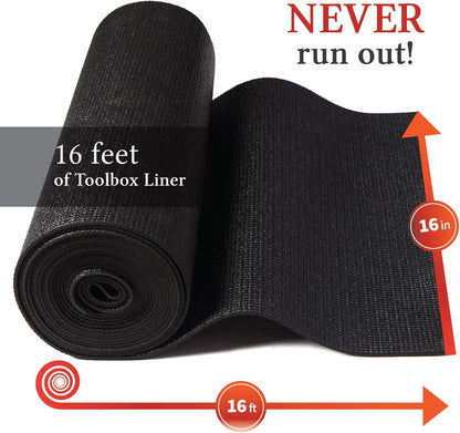 B&C Home Goods Anti-Slip Adjustable Rubber Protects Toolbox Liner for Drawer (Like New, No Retail Box)