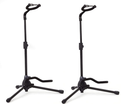 Hola! Music Height Adjustable/Collapsible Guitar Stand w/Padded Neck/Yoke, Black (Used)