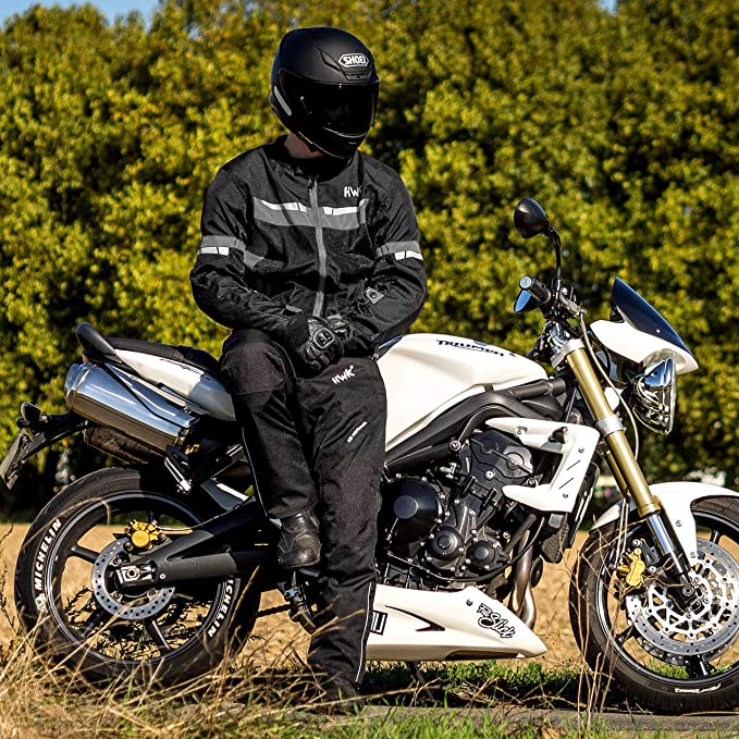 HWK Mesh Motorcycle Jacket Riding Air Motorbike Biker CE Armored Breathable- (Like New)