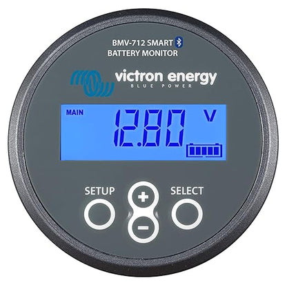 Victron Energy BMV 712 Smart Bluetooth Battery Monitor with Shunt, 6.5-70VDC (Like New)