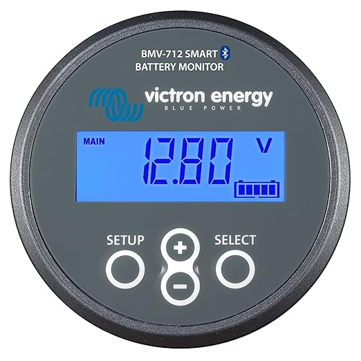 Victron Energy BMV 712 Smart Bluetooth Battery Monitor with Shunt, 6.5-70VDC (Like New)