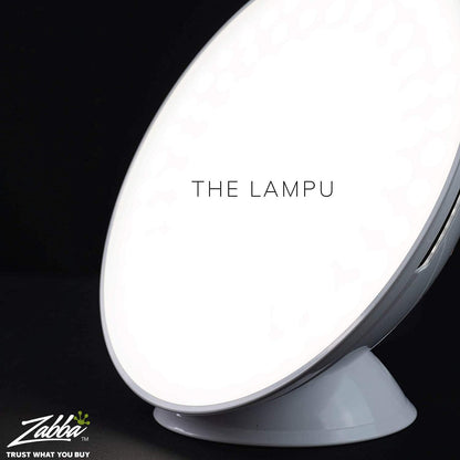 Circadian Optics Modern Light Therapy Lamp - UV-Free LED Happy Mood Lamps, White (Like New)