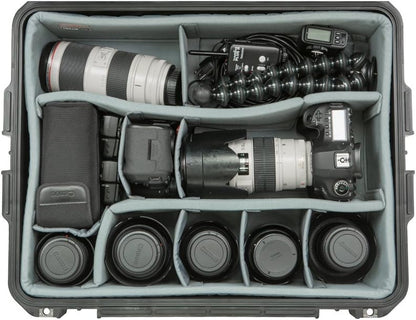 SKB 3i-2217-8DL iSeries Professional Camera Case, 21"Lx16"Wx10"D - Black/Gray (Like New)