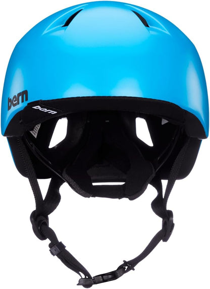 Bern Tigre Bike Helmet for Toddlers with Visor, Size: XX-Small, Satin Cyan Blue (Like New)