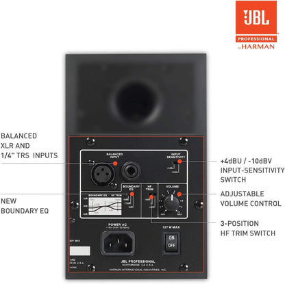 JBL Professional 305P MkII Next-Generation 5" 2-Way Powered Studio Monitor,Black (Used)