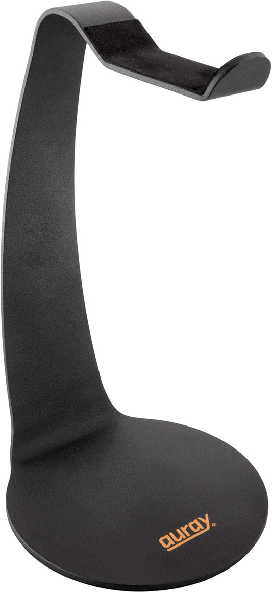 Auray HPDS-B Grip Adult's 10" Headphone Stand for Desktop, Black - Alloy Steel (Like New)