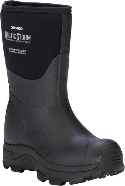 Dryshod Arctic Storm Extreme-Cold Winter Mid Boot for Women, Size 9 - Black/Grey (New, Damaged Retail Box)