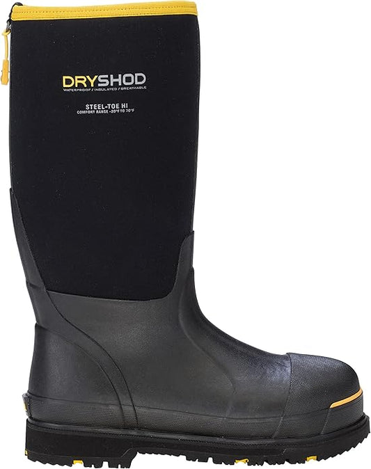 Dryshod Men's Wixit Cool-Clad Steel Toe Waterproof Work Boots � Size 10, Brown (New, Damaged Retail Box)