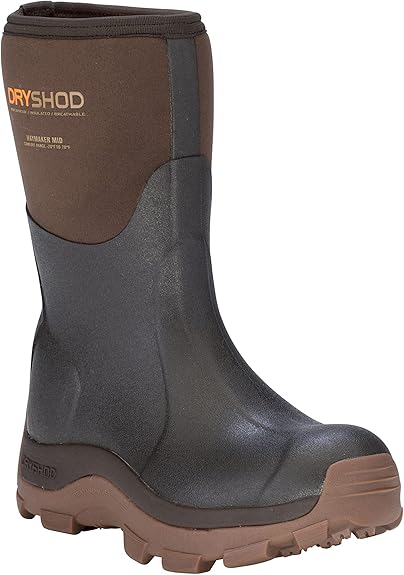 Dryshod Haymaker Waterproof Mid Hard Working Boots for Women, Size 9 - Brown (Like New)