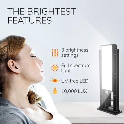 Circadian Optics 10,000 Lux UV-Free LED Happy Mood Light Therapy Lamp-- (Like New)