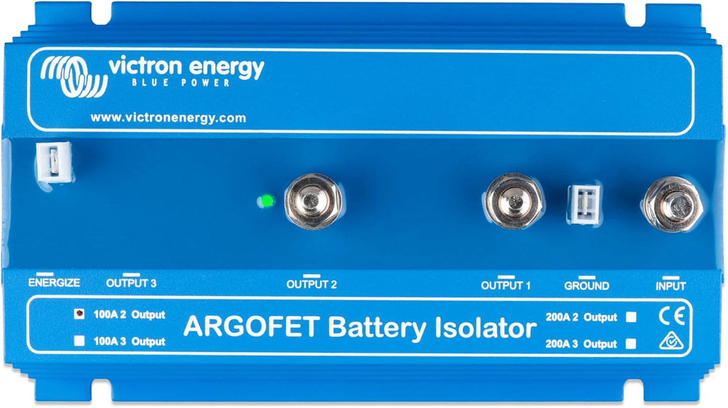 Victron Energy ARG100201020 Argofet Battery Chargers, 100 Amps, 24 Volts - Blue (Used)
