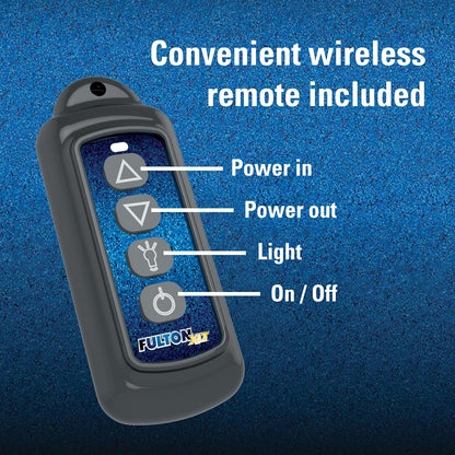 Fulton Woodworking Tools 500620 XLT Electric Boat Trailer Winch w/ 15 Foot Strap (Like New)