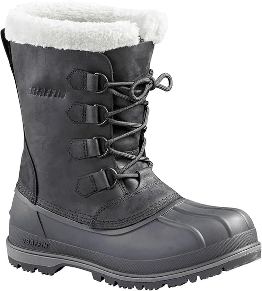 Baffin Men's Insulated Snow Boots for Cold Weather, -10 to -30�C, Size 7 - Black (New)