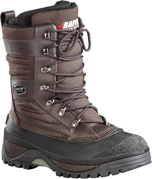 Baffin Men's Crossfire Snow Boot for Cold Weather, -10� to -30�C, Size 10, Brown (New)