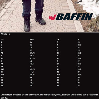 Baffin Men's Crossfire Snow Boot for Cold Weather, -10� to -30�C, Size 10, Brown (New)