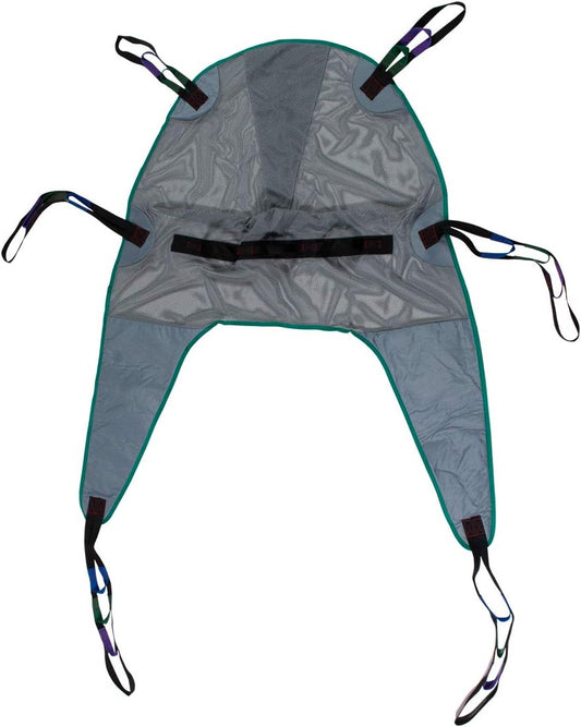 Patient Aid Full Body Mesh Divided Leg Sling w/ Head & Neck Support, Large (Used)
