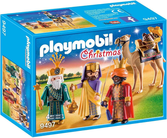 Playmobil 9497 Christmas Three Wise Kings Set with Camel and Accessories, 58pcs (Like New)