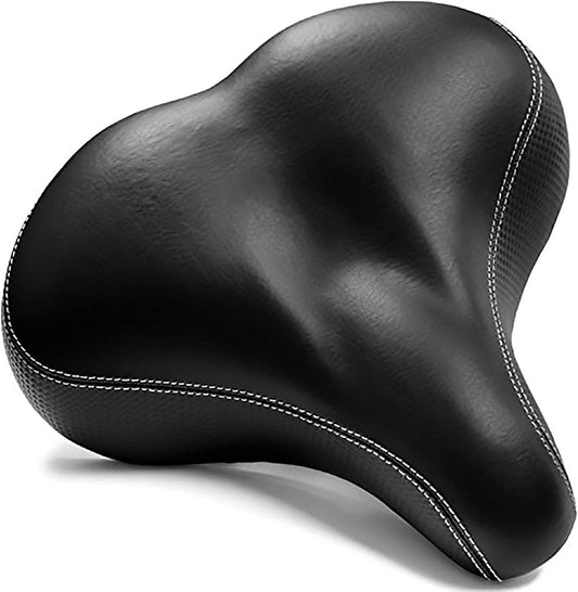 Bikeroo Extra Wide Replacement Saddle for Indoor and Outdoor Bicycles - Black (Used, No Retail Box)