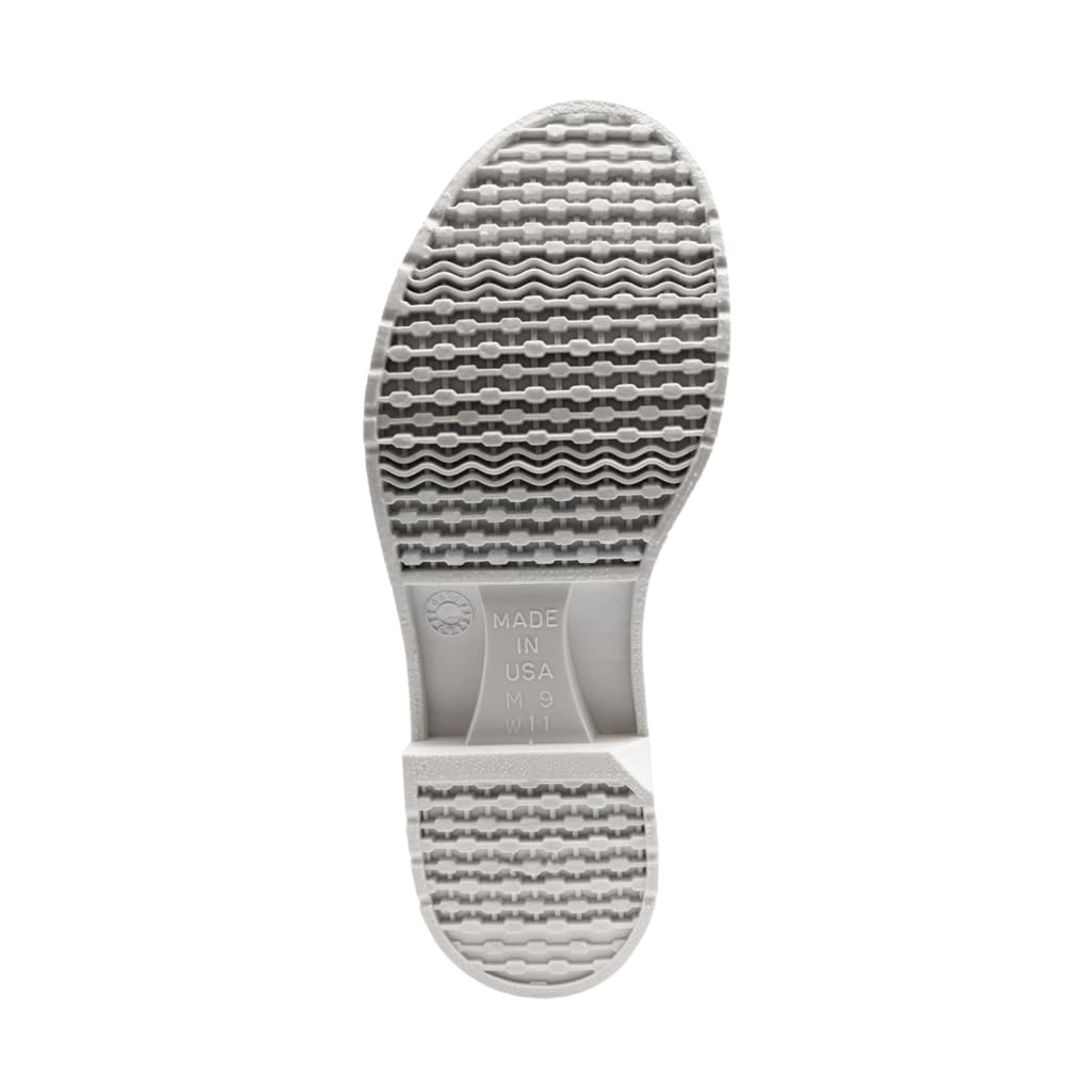 DUNLOP Protective Footwear, Plain Toe White Safety Lock, 100% Waterproof PVC, Li (Like New)