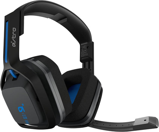 ASTRO Gaming Logitech A20 Wireless Headset, 15 Hours Battery Life - Black/Blue (Like New, No Retail Box)