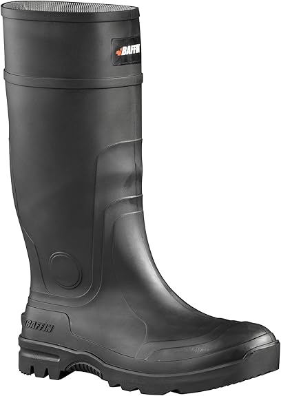 Baffin Blackhawk LICOM001 Lightweight Industrial Boots for Men - Rubber Sole (Used)