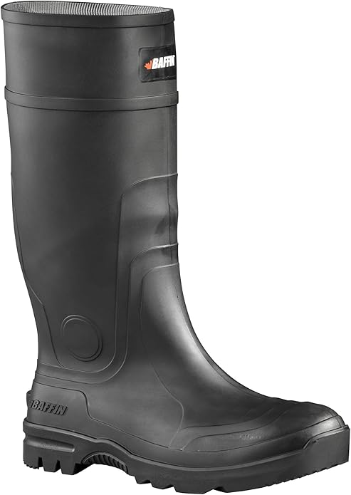 Baffin Blackhawk Men's Knee-high Industrial Rubber Work Boot, Tall Height (Like New)