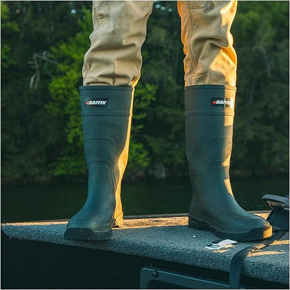 Baffin Blackhawk LICOM001 Lightweight Industrial Boots for Men - Rubber Sole (Used)