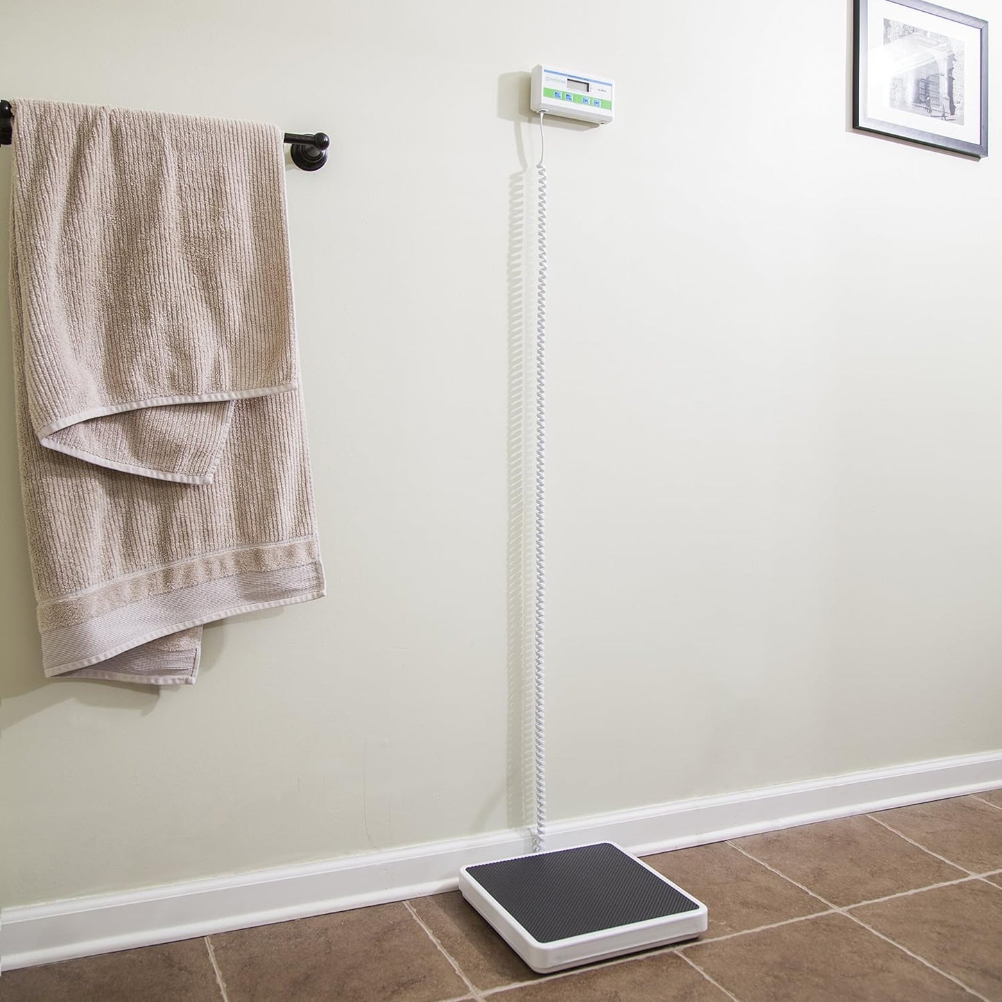 Patient Aid Portable Medical Grade Floor Scale, 12"x12.5" - Up to 550lb-- (Used)