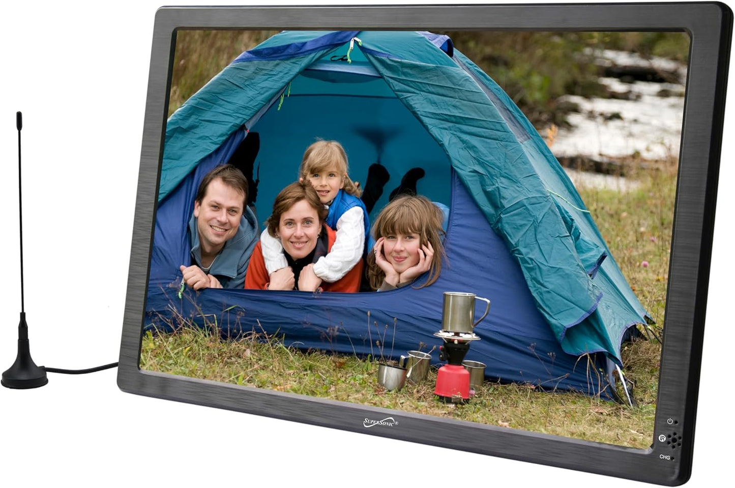 Supersonic P70CPA-CF 2000 Portable LED TV w/ Digital Tuner, 230 Volts, 20 Watts (Used)