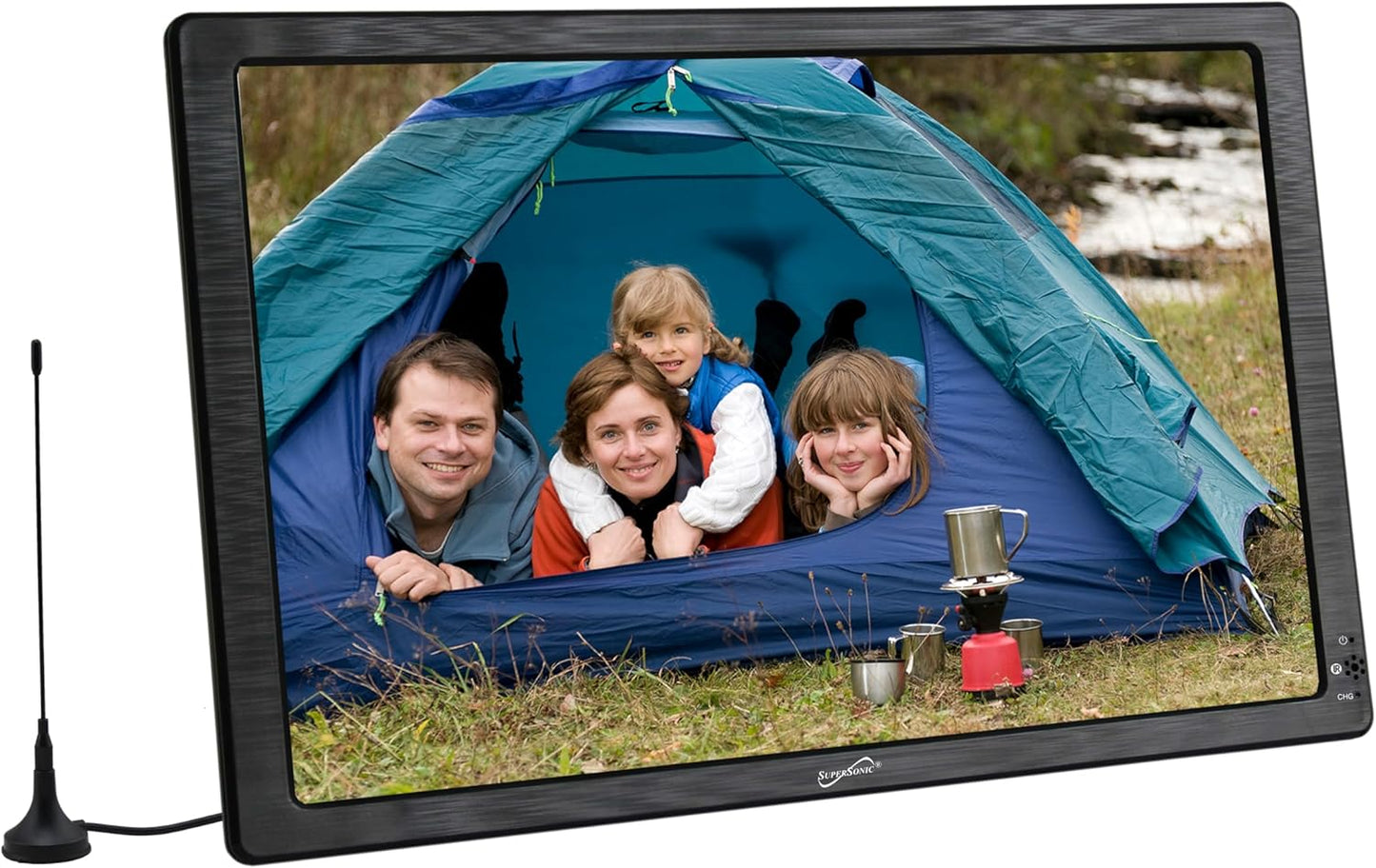 Supersonic P70CPA-CF 2000 Portable LED TV w/ Digital Tuner, 230 Volts, 20 Watts (Used)